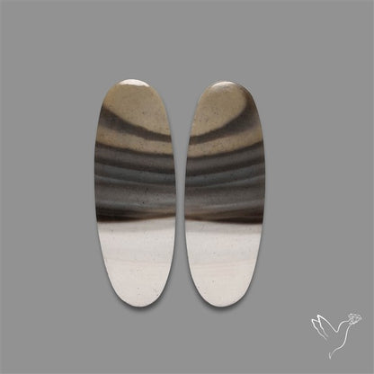 Bi-color Flint Stone Pair