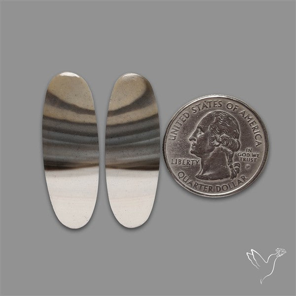 Bi-color Flint Stone Pair