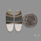 Bi-color Flint Stone Pair