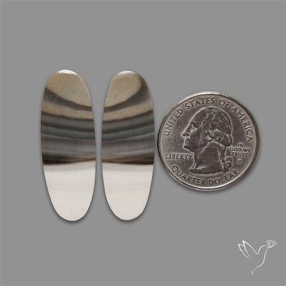 Bi-color Flint Stone Pair