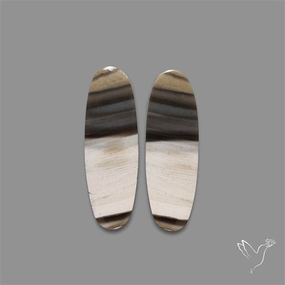 Bi-color Flint Stone Pair