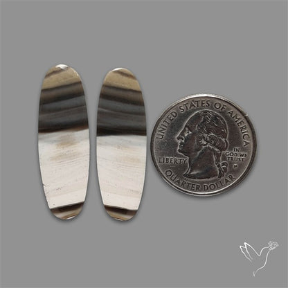 Bi-color Flint Stone Pair