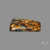 Rare Golden Pietersite Cabochon