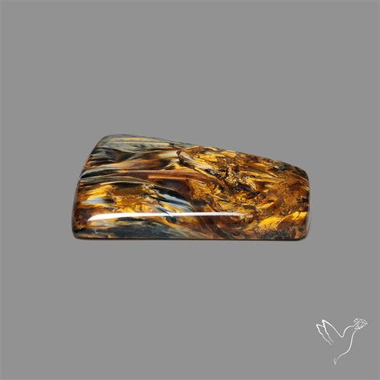 Rare Golden Pietersite Cabochon
