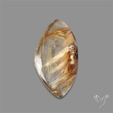 Golden Rutilated Quartz Cabochon