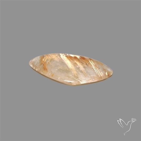 Golden Rutilated Quartz Cabochon
