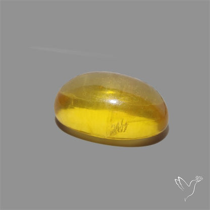 Large Yellow Fluorite High Domed Cabochon