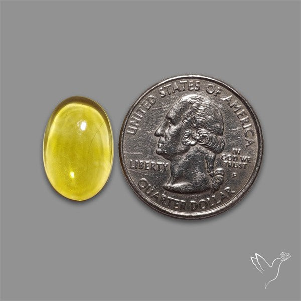 Yellow Fluorite Cabochon