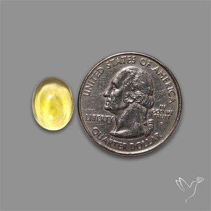 Yellow Fluorite Cabochon