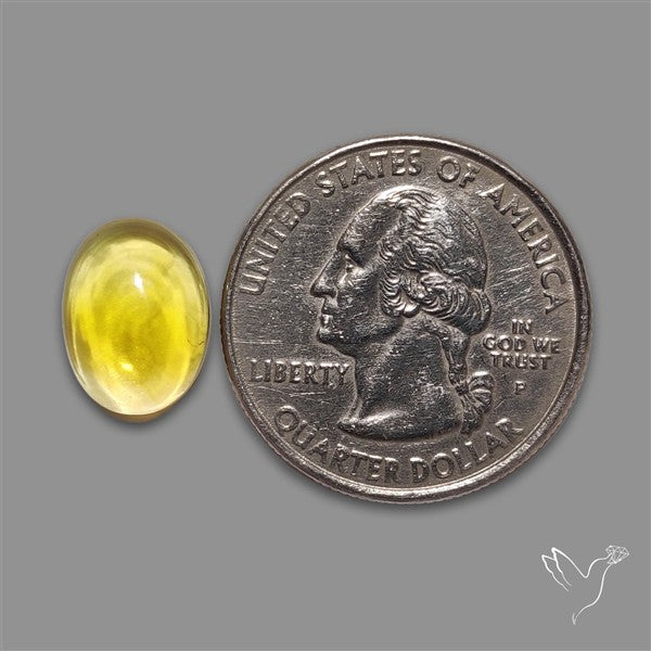 Yellow Fluorite Cabochon