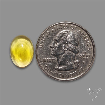 Yellow Fluorite Cabochon