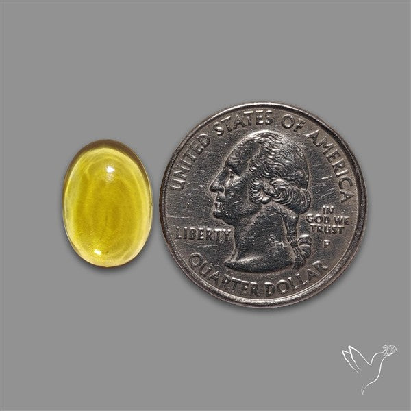 Yellow Fluorite Cabochon