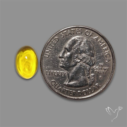 Yellow Fluorite Cabochon