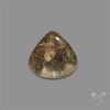 Lodolite Cabochon With Golden Rutile Inclusions