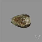 Lodolite Cabochon With Golden Rutile Inclusions