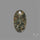 Lodolite Cabochon With Golden Rutile Inclusions