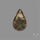Lodolite Cabochon With Golden Rutile Inclusions
