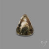Lodolite Cabochon With Golden Rutile Inclusions
