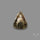 Lodolite Cabochon With Golden Rutile Inclusions