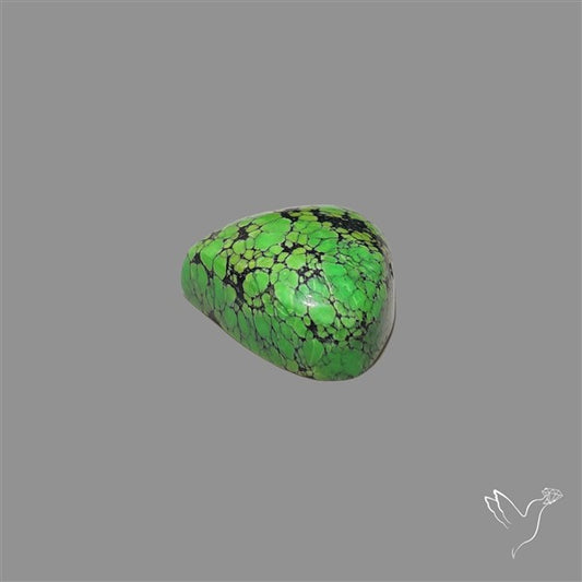 Rare Green Hubei Turquoise Cabochon natural