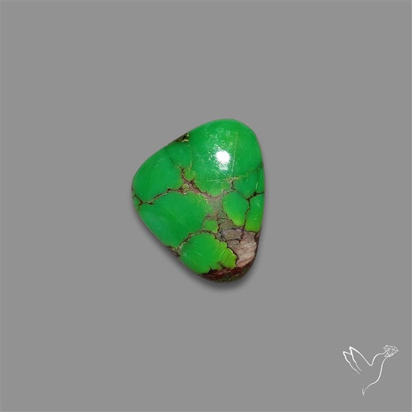 Rare Green Hubei Turquoise Cabochon natural
