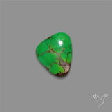 Rare Green Hubei Turquoise Cabochon natural
