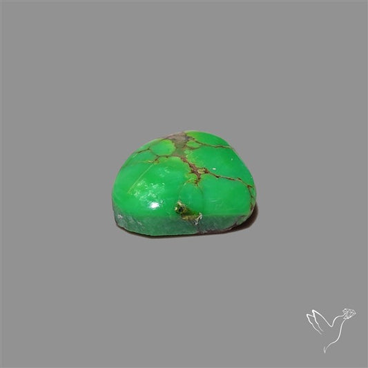Rare Green Hubei Turquoise Cabochon natural