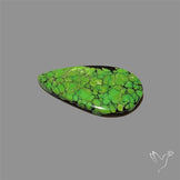 Rare Green Hubei Turquoise Cabochon natural