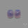 High Domed Namibian Blue Chalcedony Pair