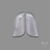 Namibian Blue Chalcedony Pair Gemmy
