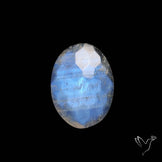 Honeycomb Cut Belomorite Blue Moonstone