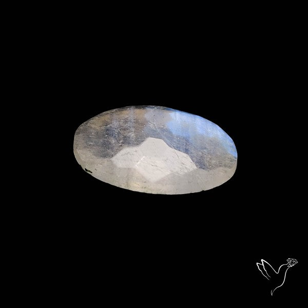 Honeycomb Cut Belomorite Blue Moonstone