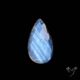 Honeycomb Cut Belomorite Blue Moonstone