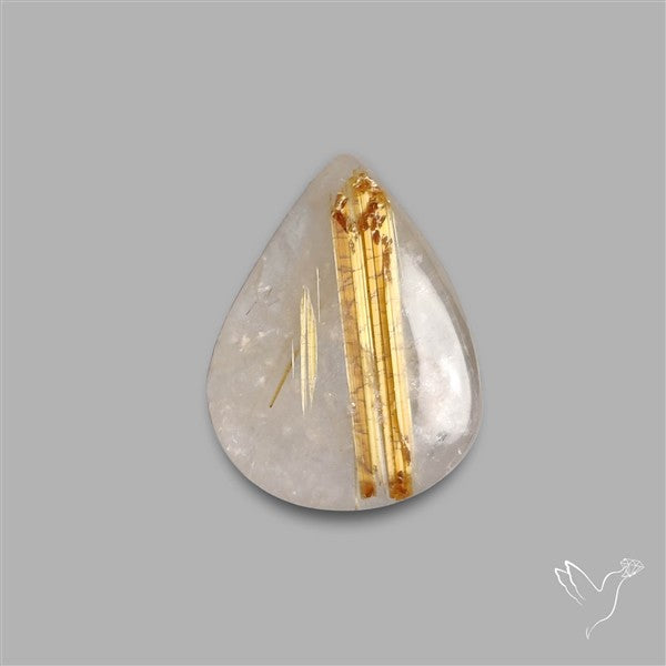 Golden Rutilated Quartz Cabochon
