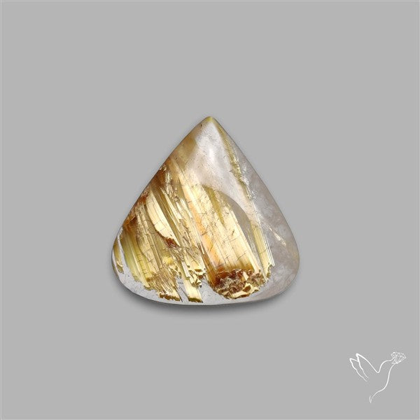 Golden Rutilated Quartz Cabochon