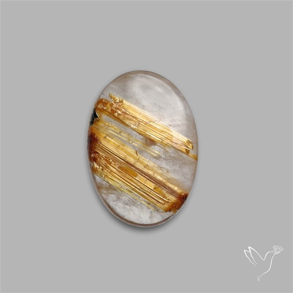 Golden Rutilated Quartz Cabochon
