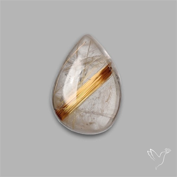 Golden Rutilated Quartz Cabochon