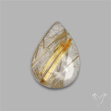 Golden Rutilated Quartz Cabochon