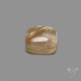 Golden Rutilated Quartz Cabochon