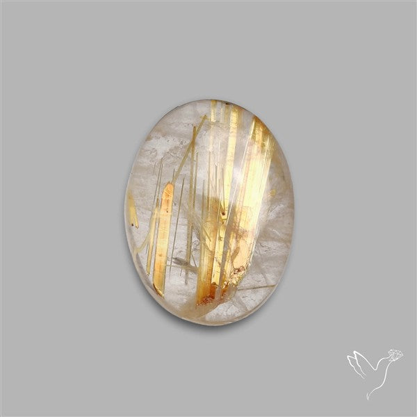 Golden Rutilated Quartz Cabochon