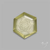 Lemon Quartz Reverse Intaglio Merkaba Carving