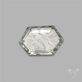Prasiolite Reverse Intaglio Floral Carving