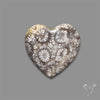 Fossil Coral Heart Cabochon