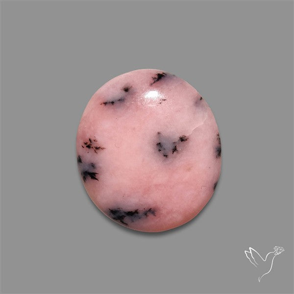 Dendritic Pink Opal Cabochon Peru