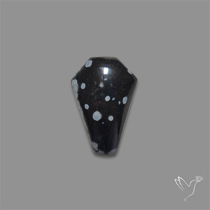 Snowflake Obsidian Coffin Cabochon