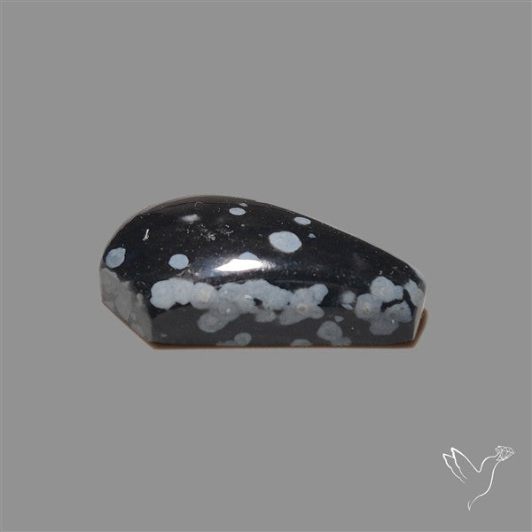 Snowflake Obsidian Coffin Cabochon