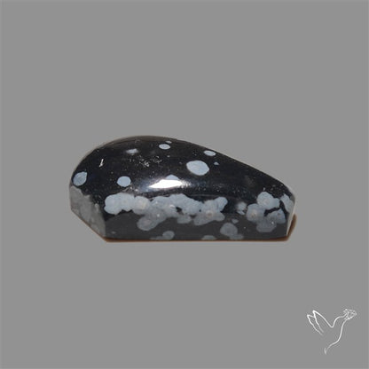 Snowflake Obsidian Coffin Cabochon