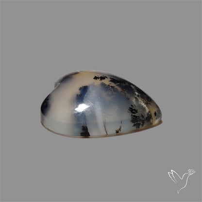 Dendritic Opal Heart Cabochon