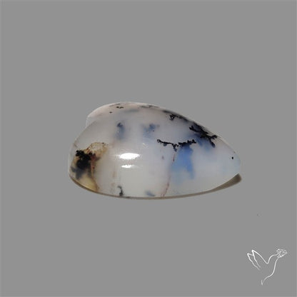 Dendritic Opal Heart Cabochon