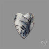 Dendritic Opal Heart Cabochon